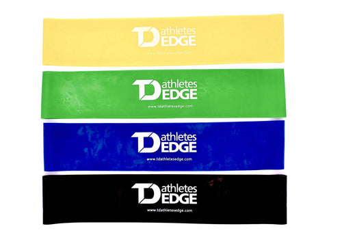 Mini Latex Resistance Bands - Set of 4 - TD Athletes Edge