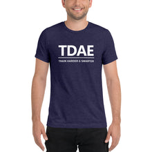 Load image into Gallery viewer, Men&#39;s T-Shirt &quot;Train Harder &amp; Smarter&quot; (Bella + Canvas) - TD Athletes Edge